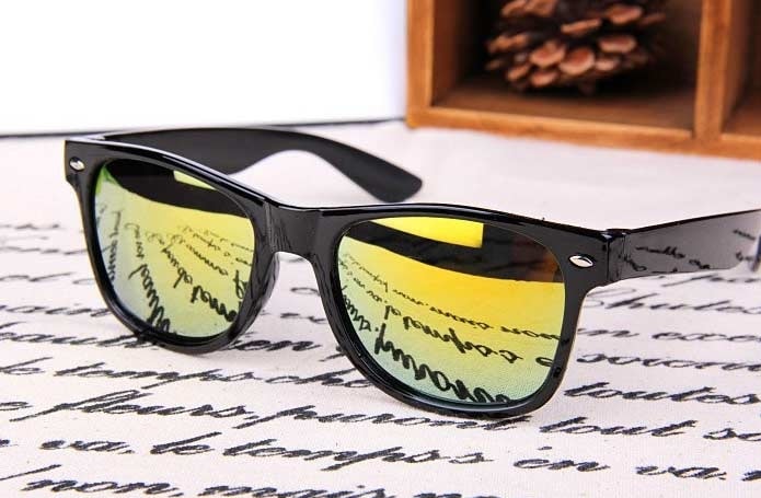 Wayfarer RETRO brýle - 4 druhy skla - Varianta 2. - do žluta